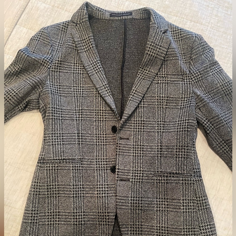Slim Fit Blazer Black\Gray